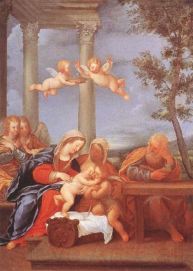 Albani  Francesco Holy Family Norge oil painting art